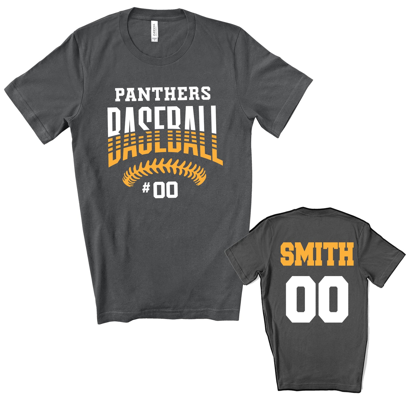 Baseball Team Personalized Design Unisex Soft Bella + Canvas Jersey T Shirt - 3001