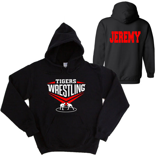 Wrestling Team Design Gildan Heavy Cotton Blend Hoodie Sweatshirt - 1495.18500
