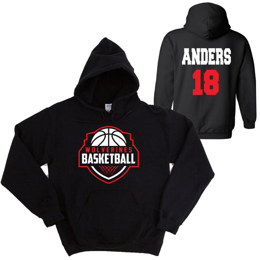 Basketball Team Design Gildan Heavy Cotton Blend Hoodie Sweatshirt - 204.18500