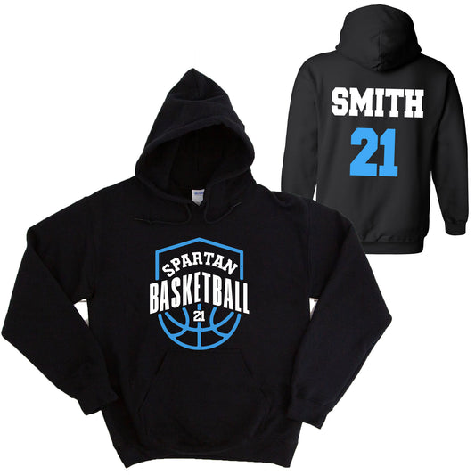 Basketball Team Design Gildan Heavy Cotton Blend Hoodie Sweatshirt - 10117.18500