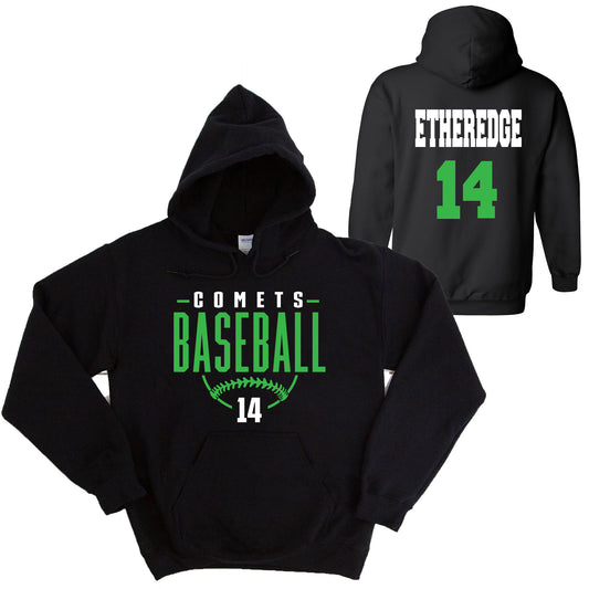 Baseball Team Design Gildan Heavy Cotton Blend Hoodie Sweatshirt - 817.18500