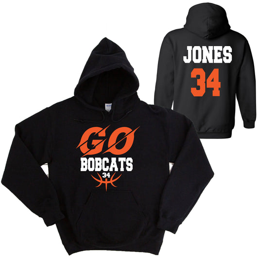 Basketball Team Design Gildan Heavy Cotton Blend Hoodie Sweatshirt - 107.18500