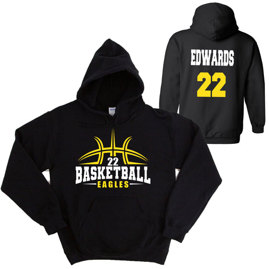 Basketball Team Design Gildan Heavy Cotton Blend Hoodie Sweatshirt - 201.18500
