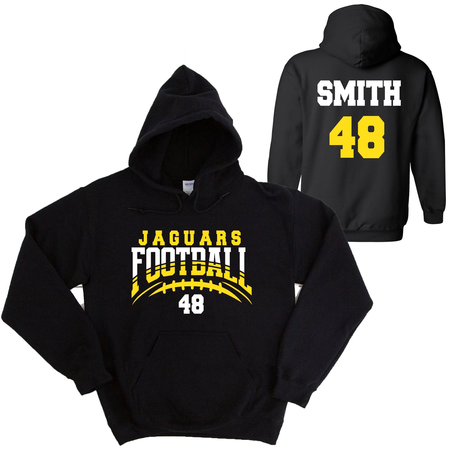 Football Team Design Gildan Heavy Cotton Blend Hoodie Sweatshirt - 101.18500