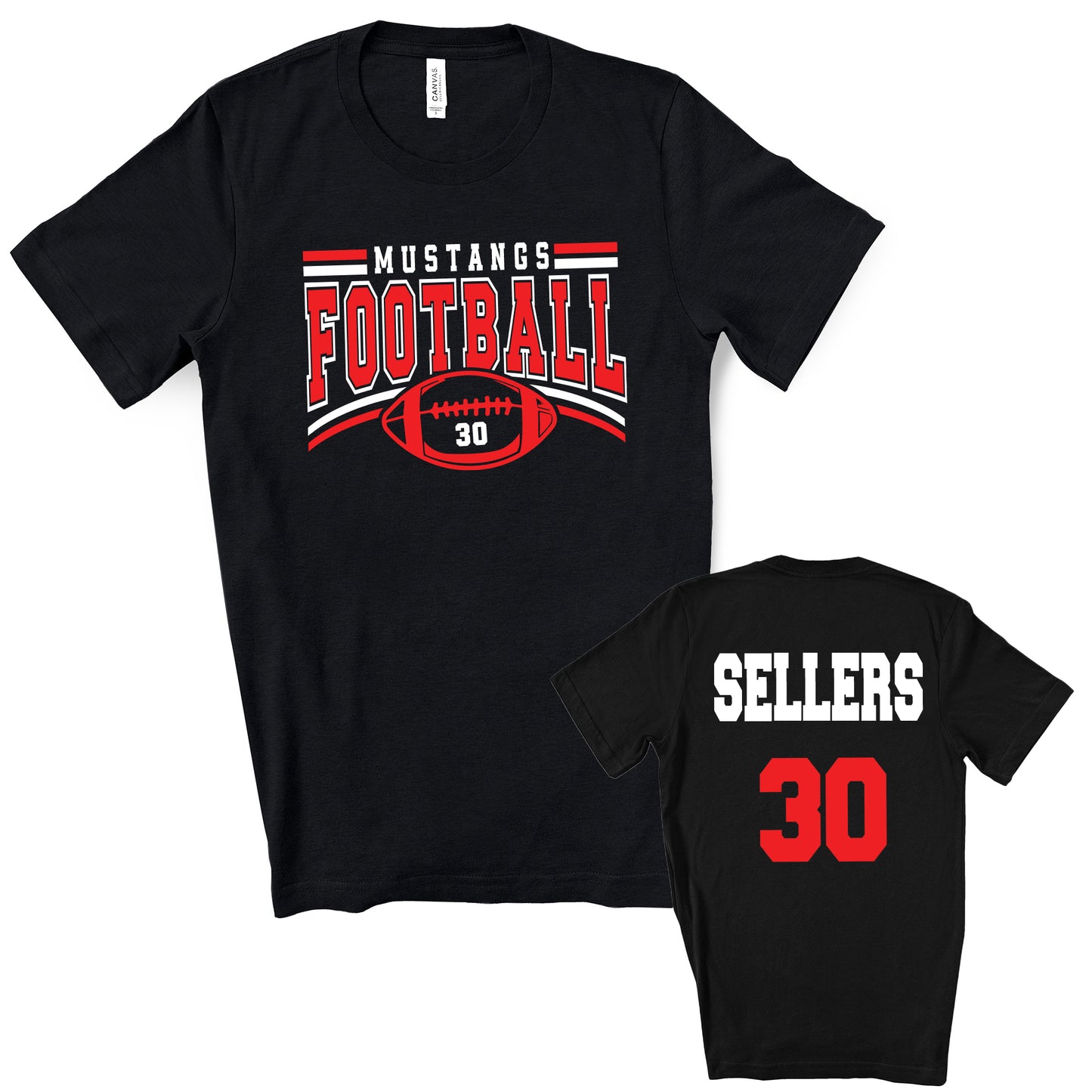 Football Team Personalized Design Unisex Soft Bella + Canvas Jersey T Shirt - 3001 (Copy)