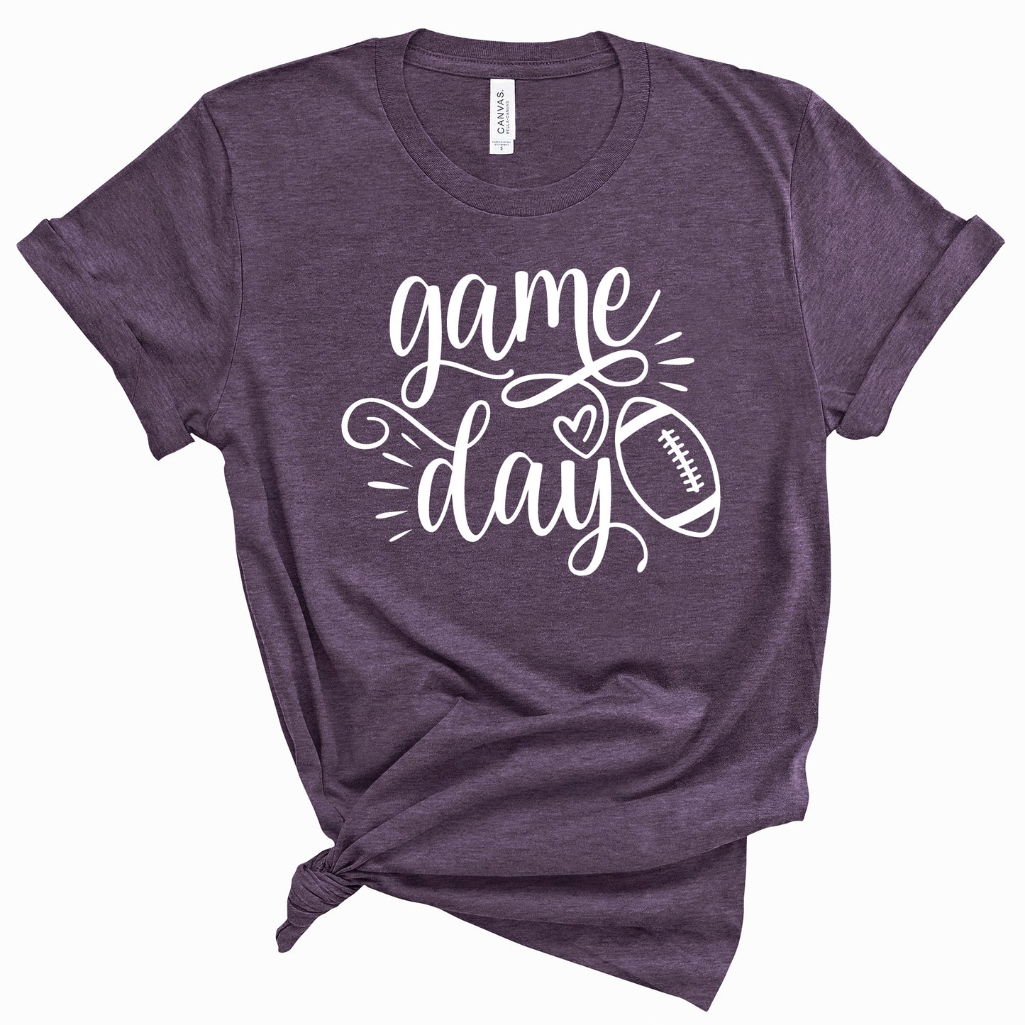 Football Gameday Bella+Canvas Heather Cotton Soft Jersey Tee Shirt - 3001
