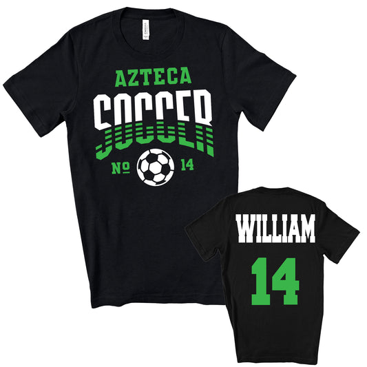 Soccer Team Personalized Design Unisex Soft Bella + Canvas Jersey T Shirt - 3001