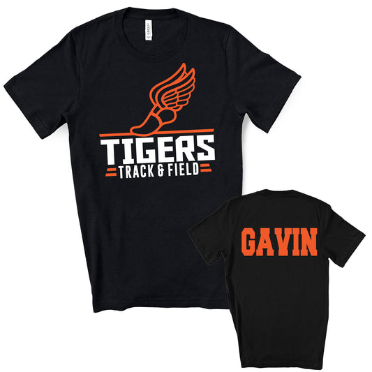 Track and Field Personalized Design Unisex Soft Bella + Canvas Jersey T Shirt - 10.3001
