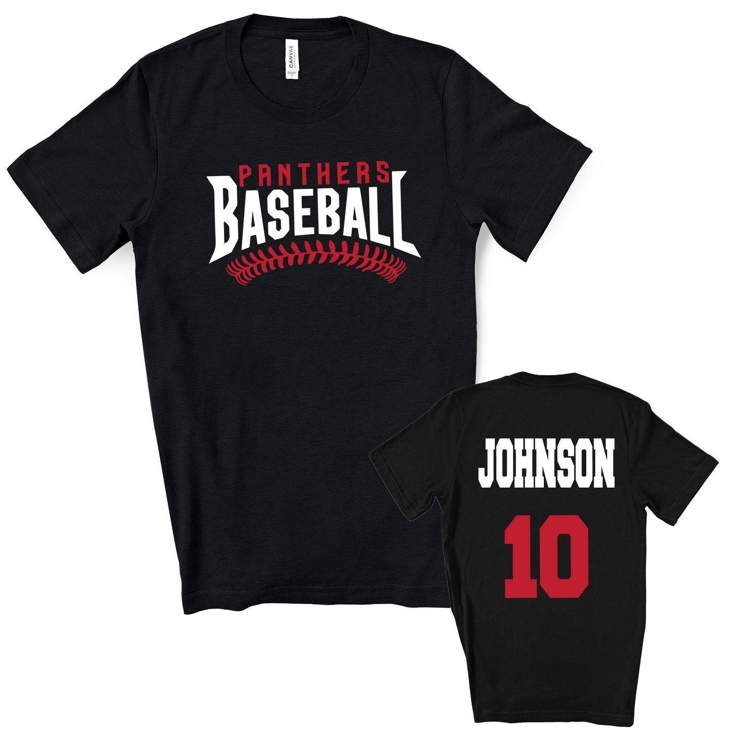Baseball Team Personalized Design Unisex Soft Bella + Canvas Jersey T Shirt - 3001