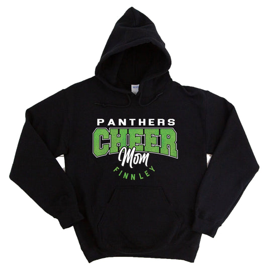 Cheer Mom Glitter Design Gildan Heavy Cotton Blend Hoodie Sweatshirt - 2.18500