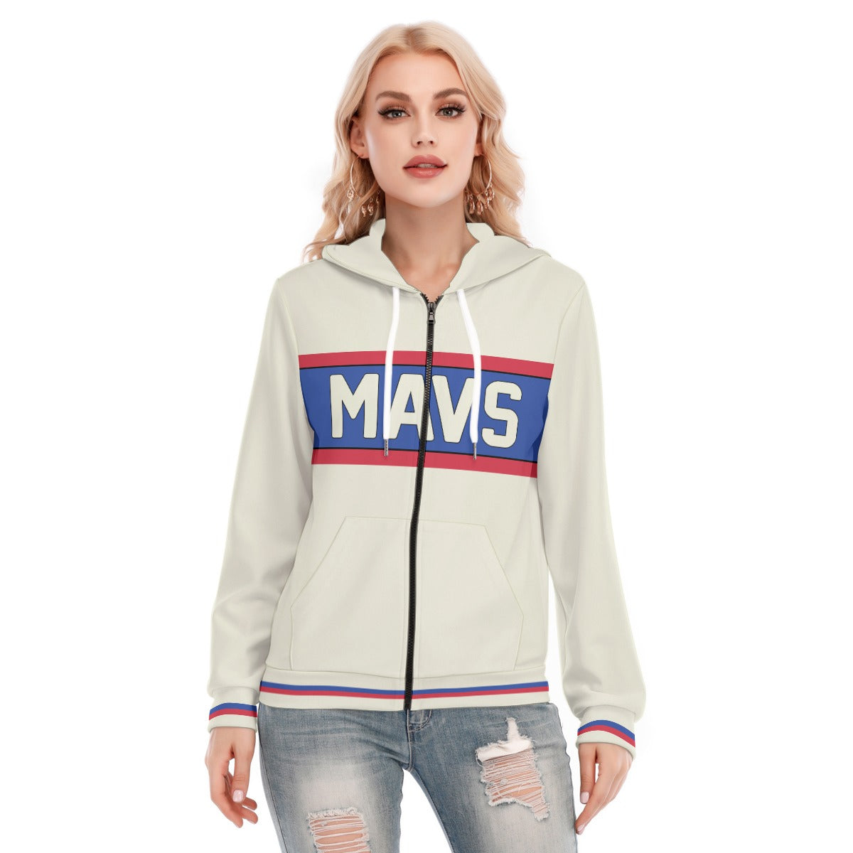 Mavs Basketball Women's Jacket Hoodie