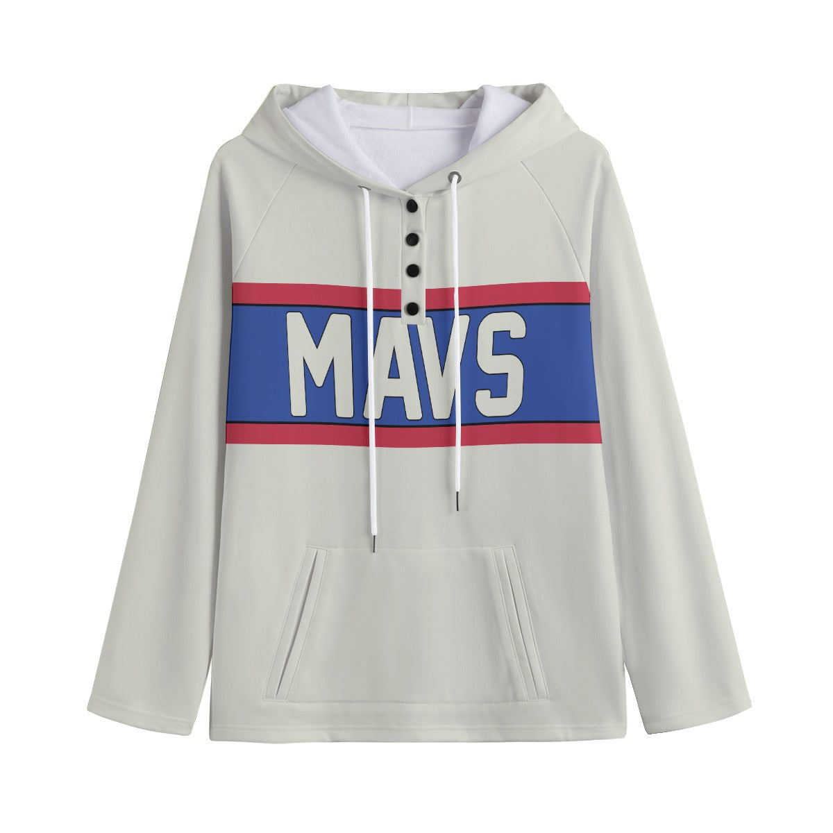 Mavs Basketball Women's Lapel Hooded Pullover