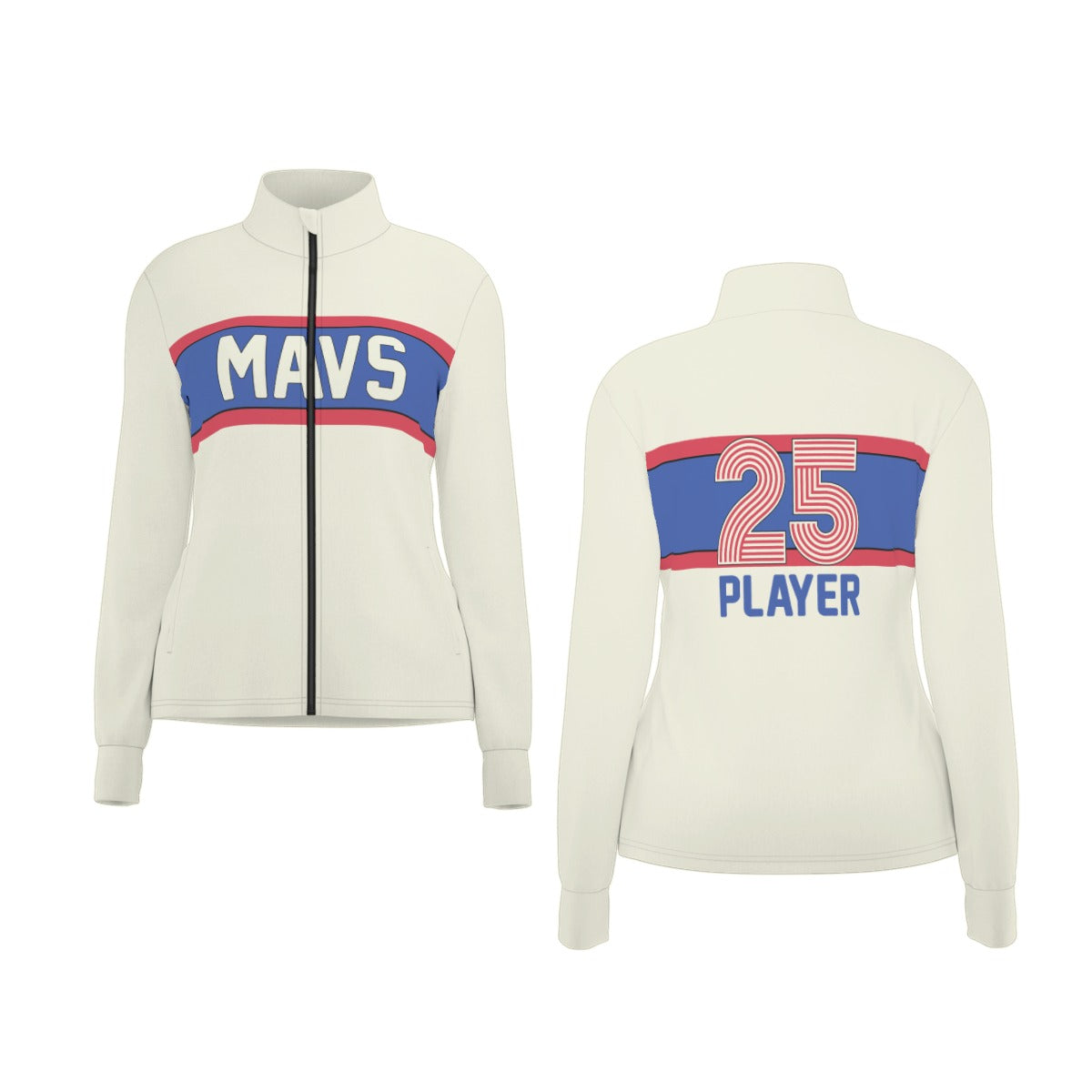 Mavs Basketball Women's Long Sleeve Thumbhole Jacket
