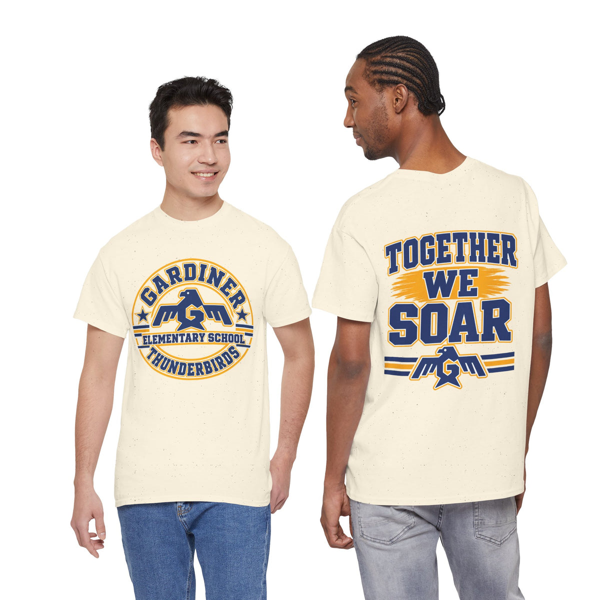 Gardiner Elementary Thunderbirds - Together We Soar - Unisex Cotton Tee Shirt