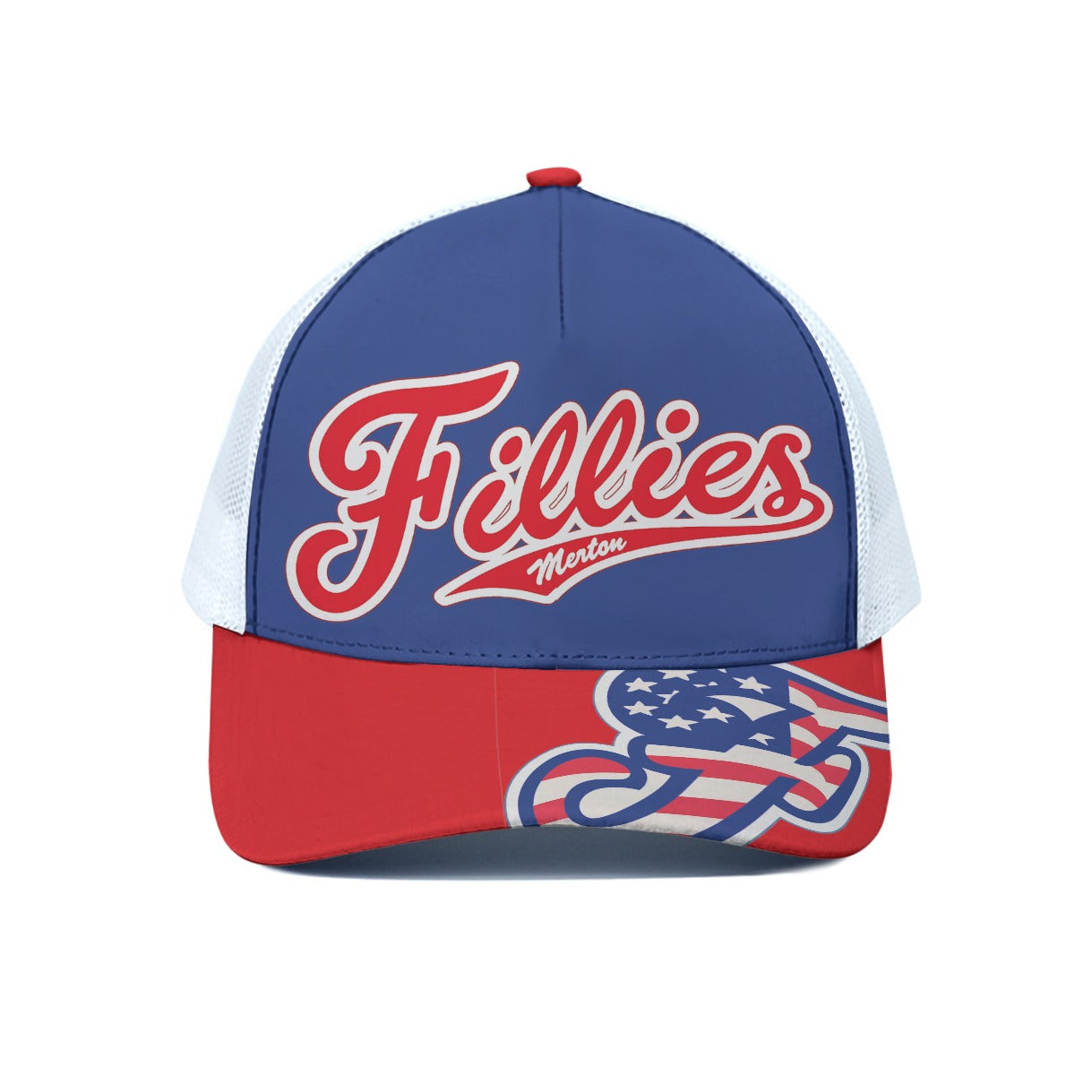 Fillies Softball Trucker Hat with White Mesh