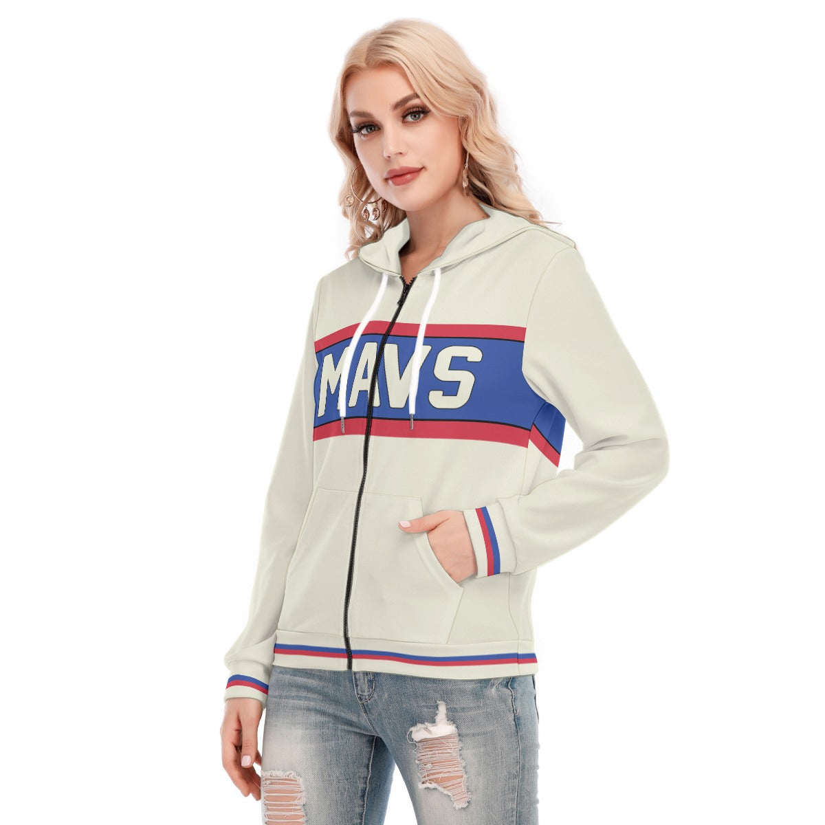 Mavs Basketball Women's Jacket Hoodie