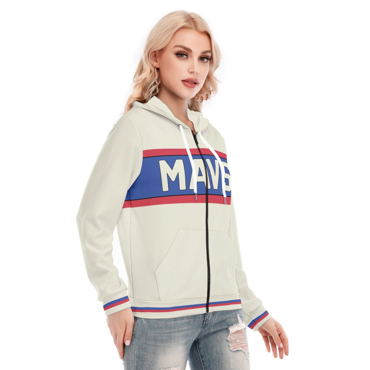 Mavs Basketball Women's Jacket Hoodie