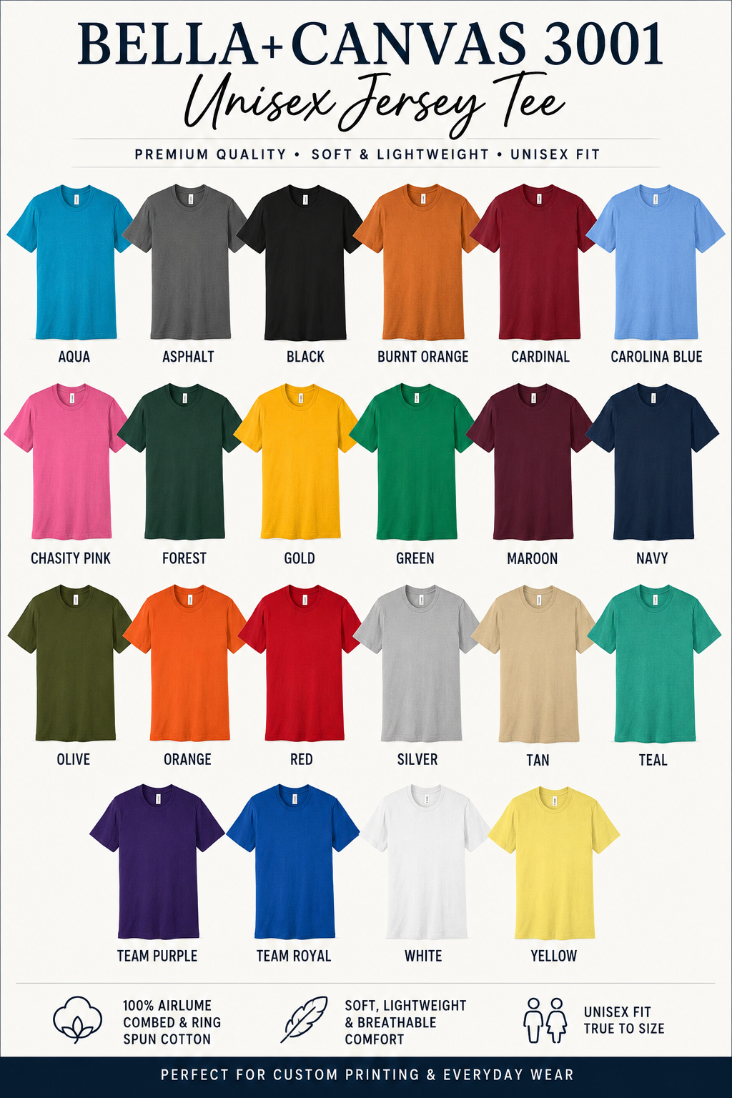Cross Country Personalized Glitter Design Unisex Soft Bella + Canvas Jersey T Shirt - 3001