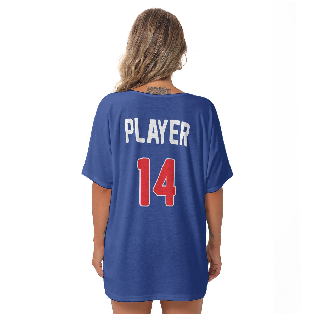 Fillies Softball Women's Bat Sleeves Womens V-Neck Blouse