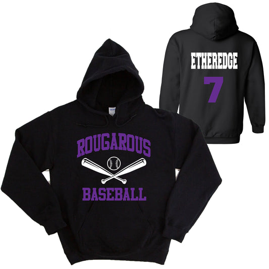 Baseball Team Design Gildan Heavy Cotton Blend Hoodie Sweatshirt - 3.2.18500