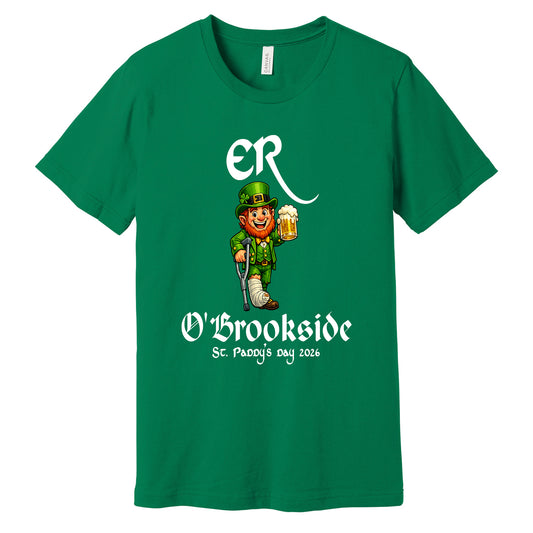 Brookside ER St. Paddy's Day Bella Canvas Shirt