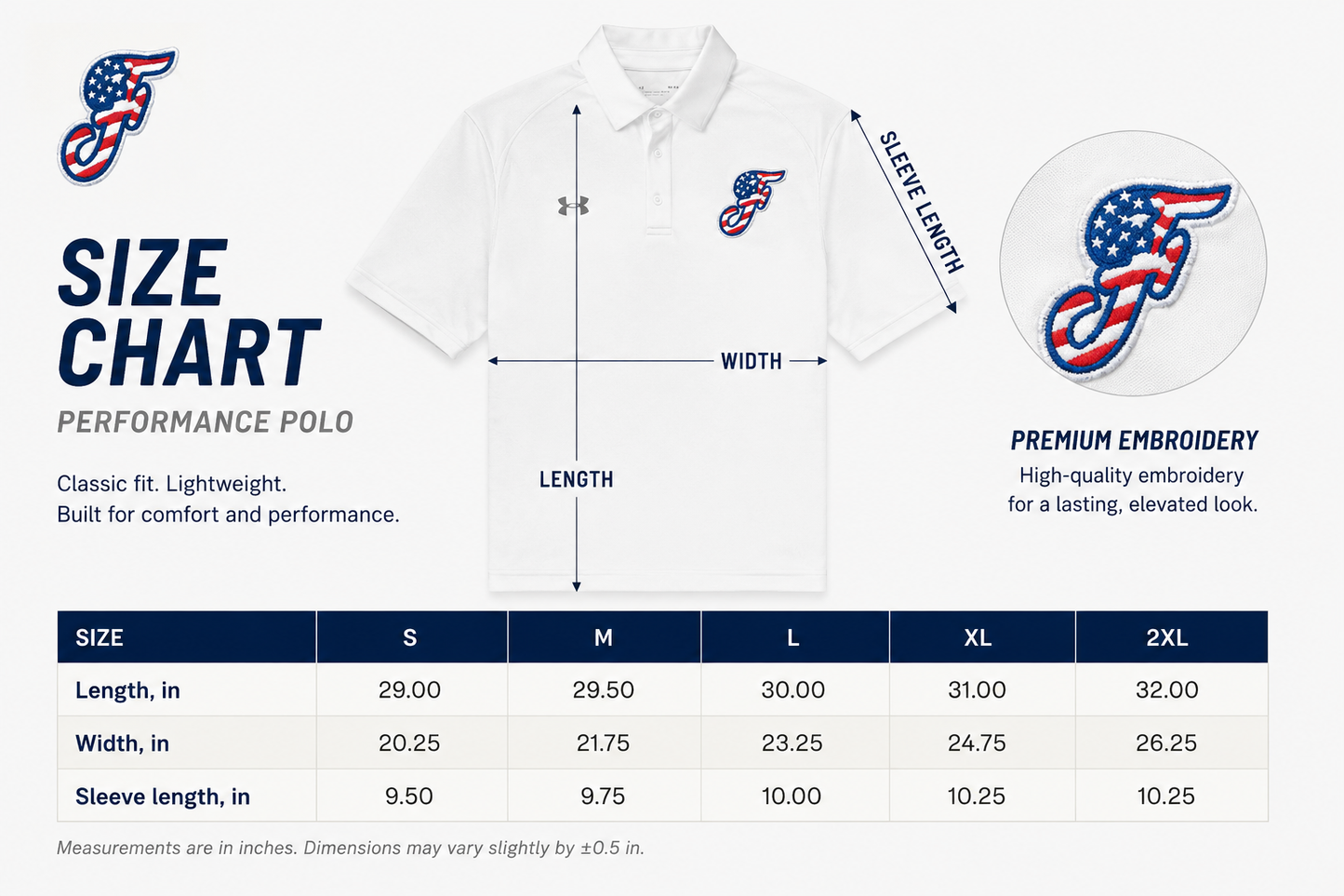 Fillies Softball White Under Armour Embroidered Short Sleeve Polo