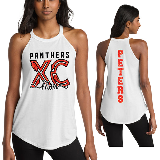 Oak Grove Panthers Cross Country Mom Women's Tri-Blend Rocker Tank by District