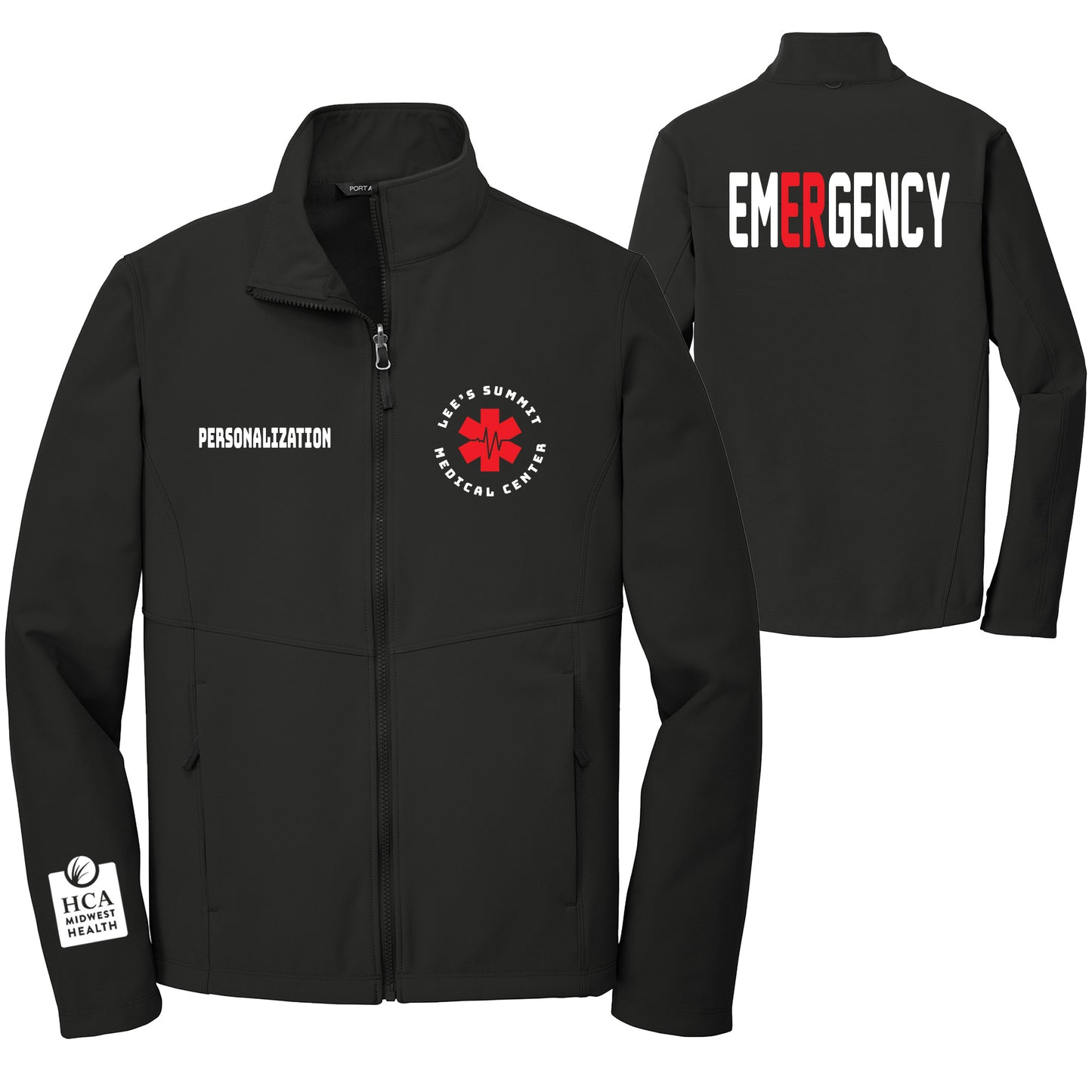 Lee's Summit Medical Center Emergency Department Unisex Collective Softshell Jacket - J901