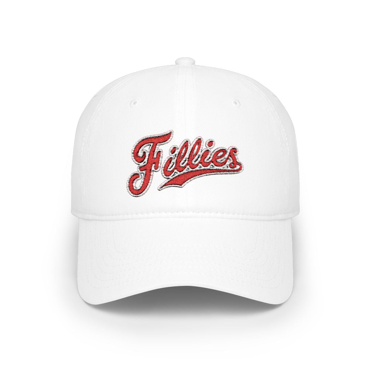 Fillies Softball Embroidered Low Profile Baseball hat