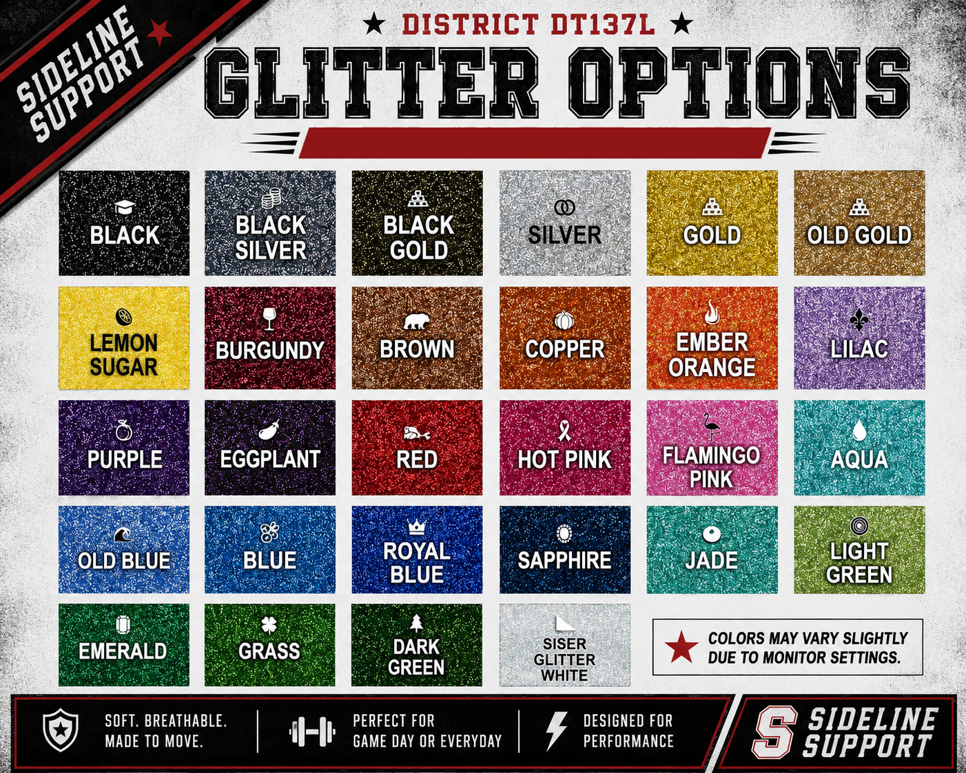 Custom Softball Team Glitter Deisgn Next Level Fitted Racerback Tank Top - 1533