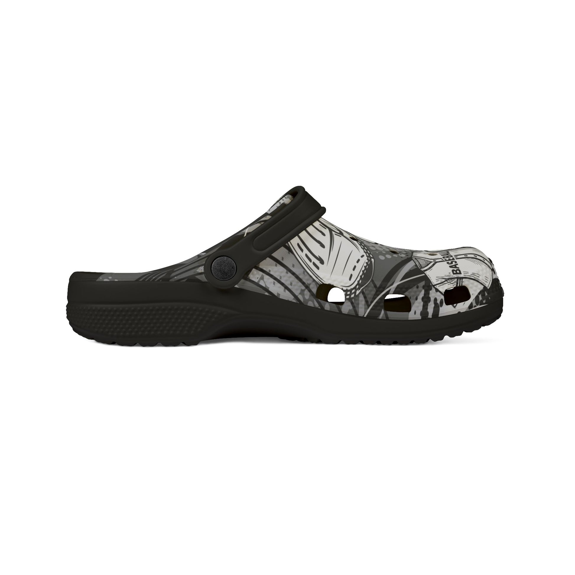 Left Inside View Gray Velocity Clog