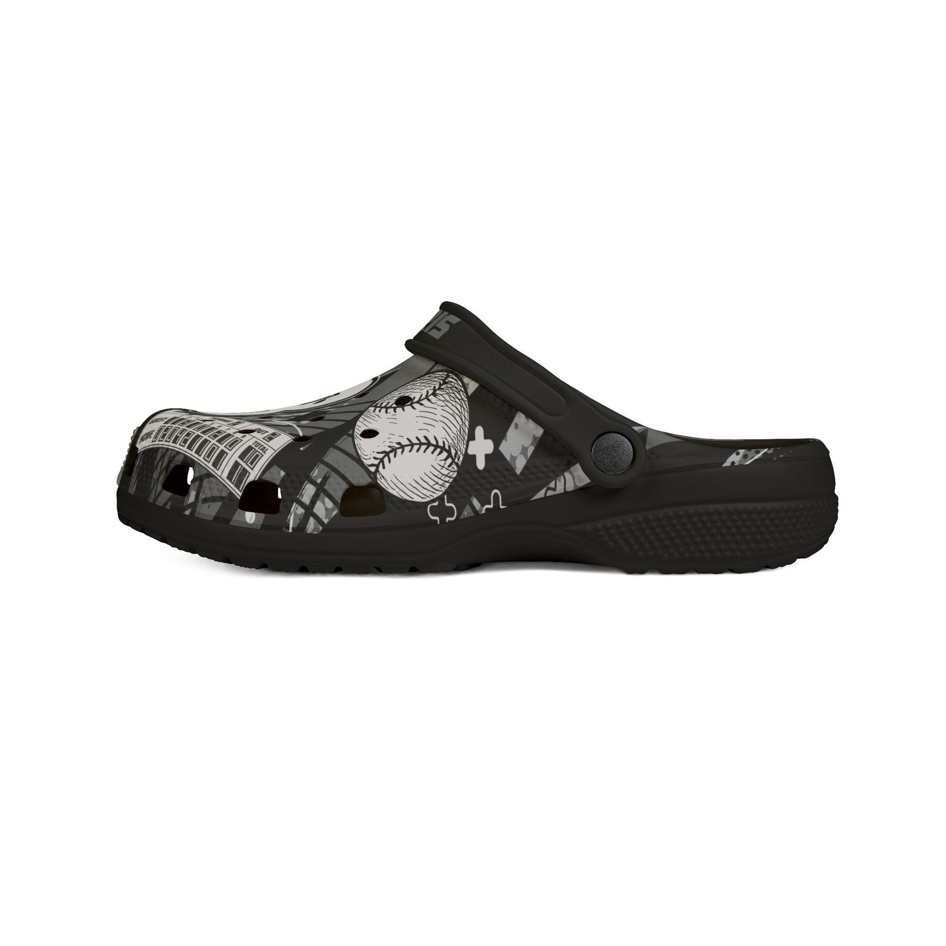 Left Outside View of Gray Velocity Clog