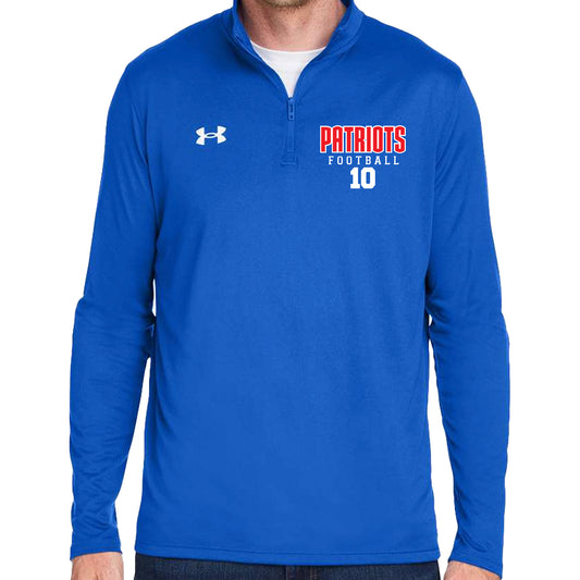 Patriots Football Team Under Armour Men's Team Tech™ Quarter-Zip Pullover - 1376844