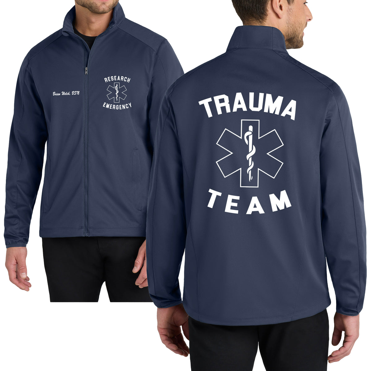 Research Trauma Team Alt -Men's Active Soft Shell Jacket by Port & Co