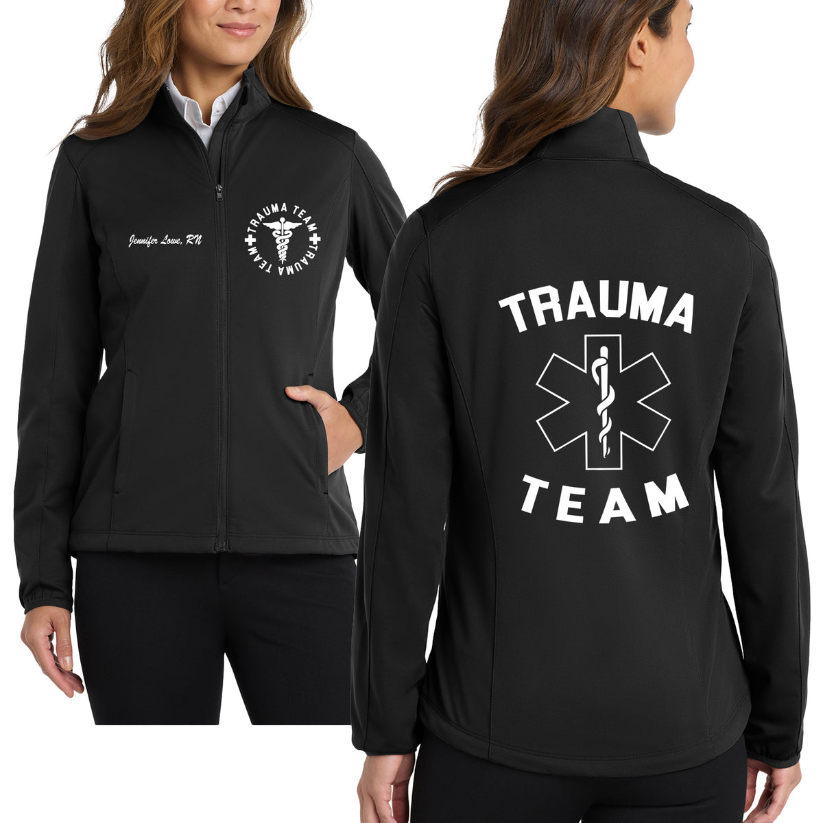 Research Trauma Team Alt -Women's Active Softshell Jacket by Port & Co