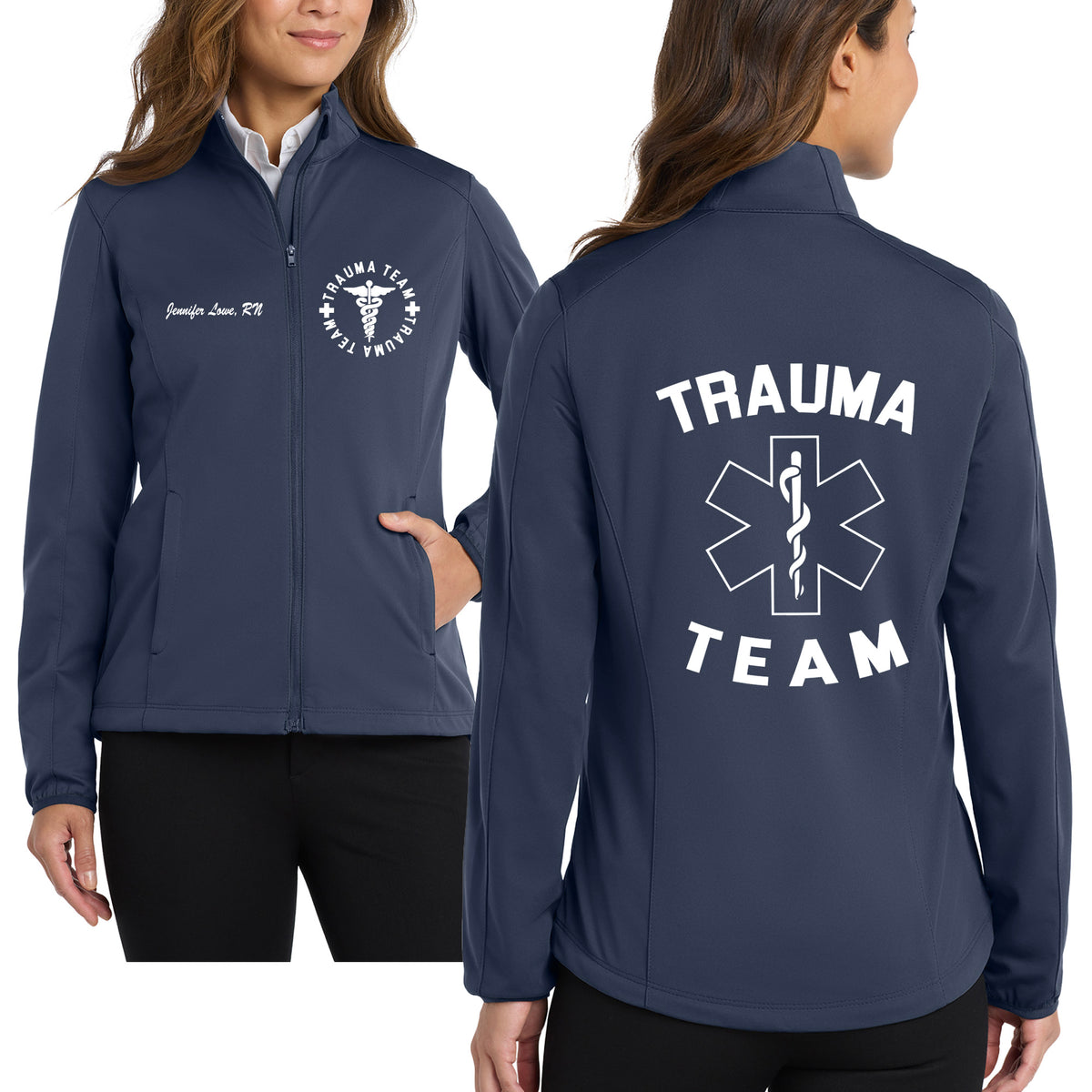 Research Trauma Team Alt -Women's Active Softshell Jacket by Port & Co