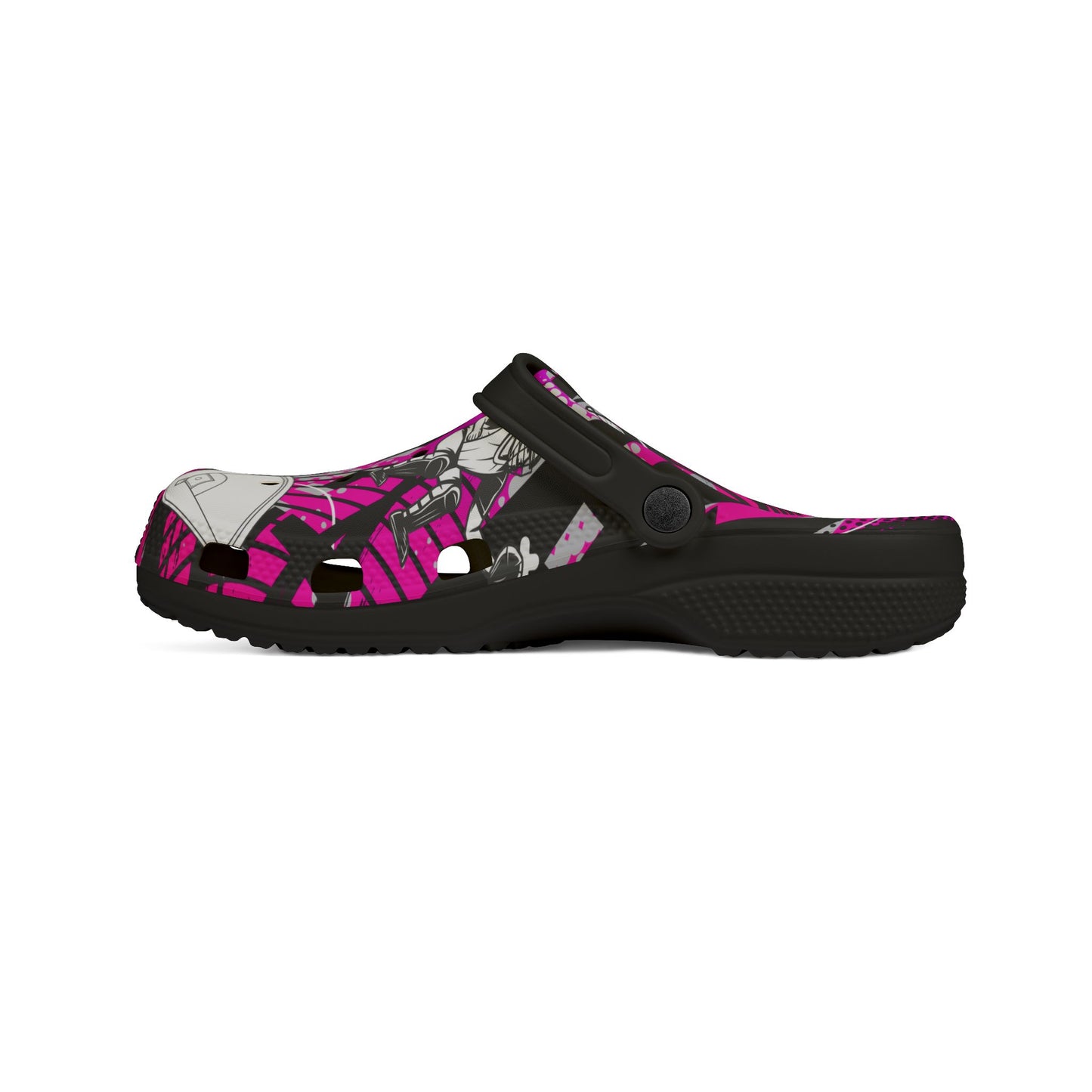 Personalized Custom Pink Velocity Child and Adult Baseball Clogs Shoes