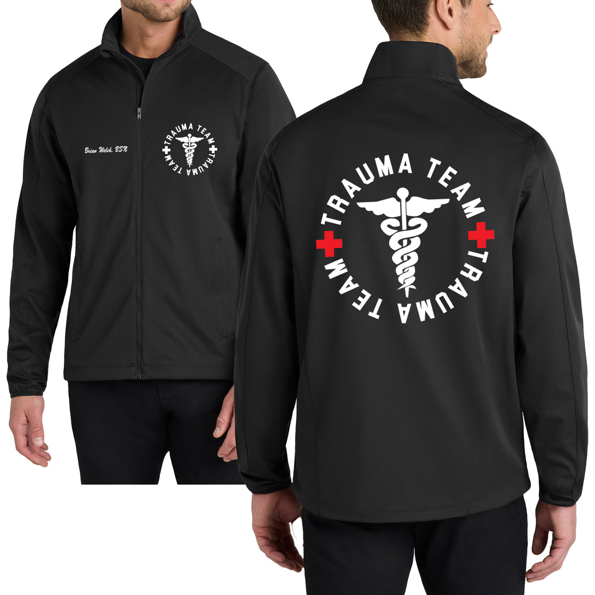 Trauma Team -Men's Active Soft Shell Jacket by Port & Co