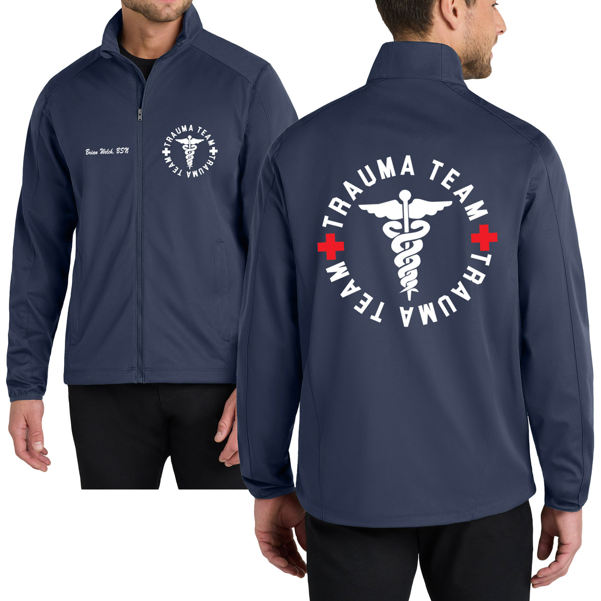 Trauma Team -Men's Active Soft Shell Jacket by Port & Co
