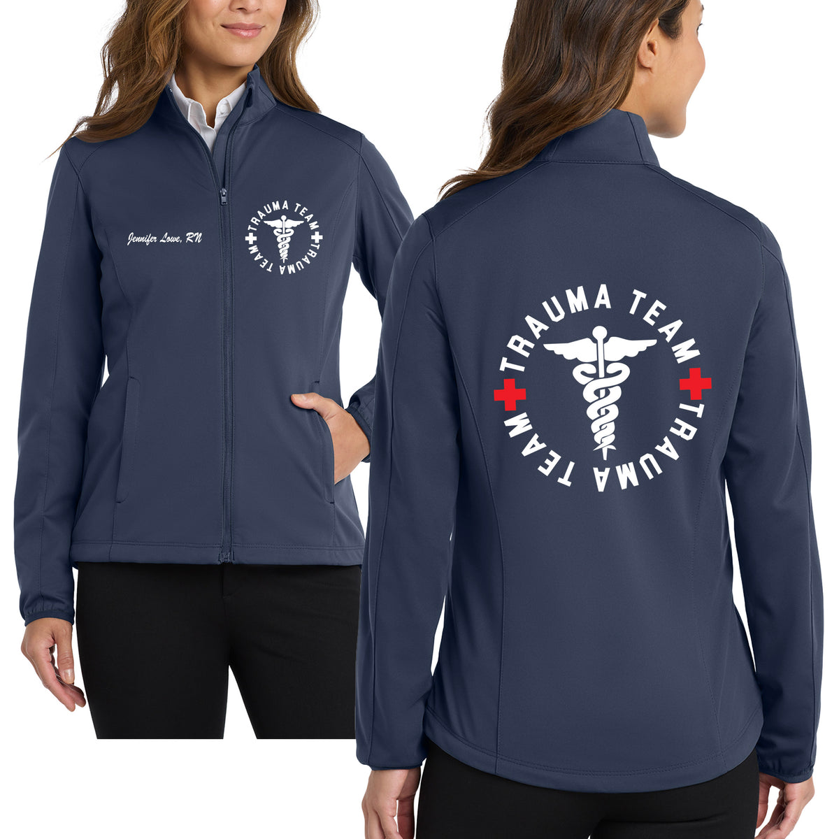 Trauma Team -Women's Active Softshell Jacket by Port & Co