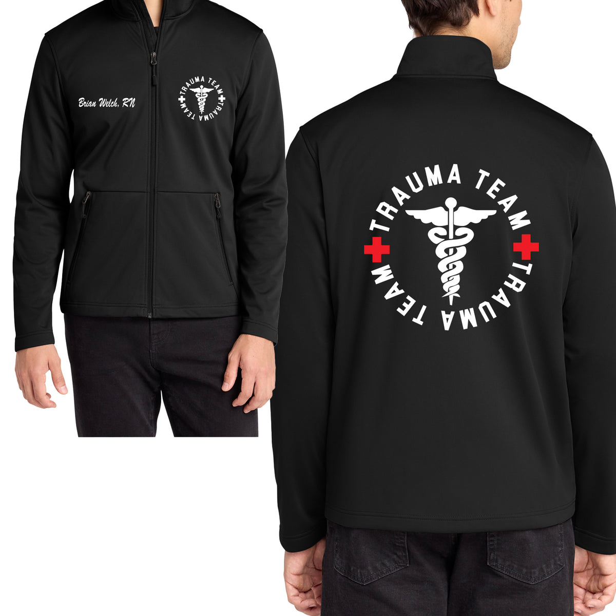 Trauma Team -Men's Flexshell Jacket by Port & Co