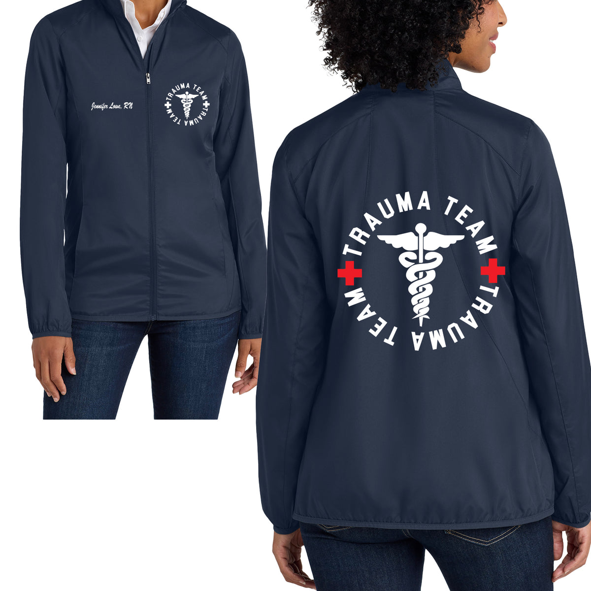 Trauma Team - Women's Zephyr Full-Zip Jacket by Port & Co