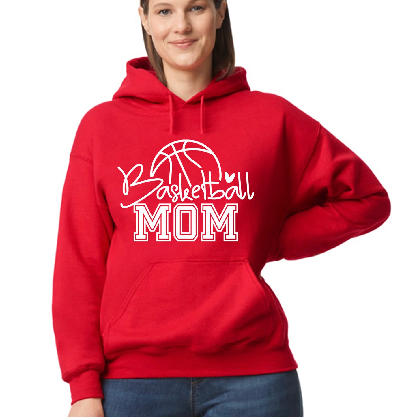 Basketball Mom Gildan Heavy Cotton Blend Hoodie Sweatshirt - 103.18500